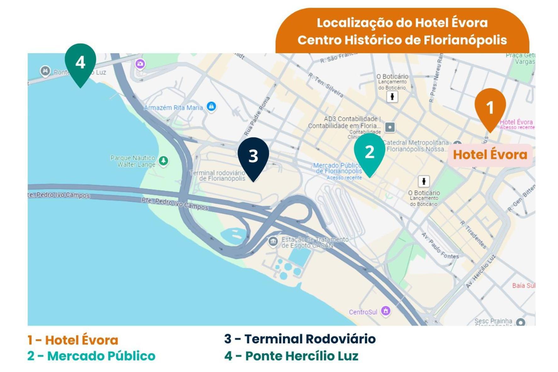 Hotel Evora By Rede Sagres Florianópolis المظهر الخارجي الصورة